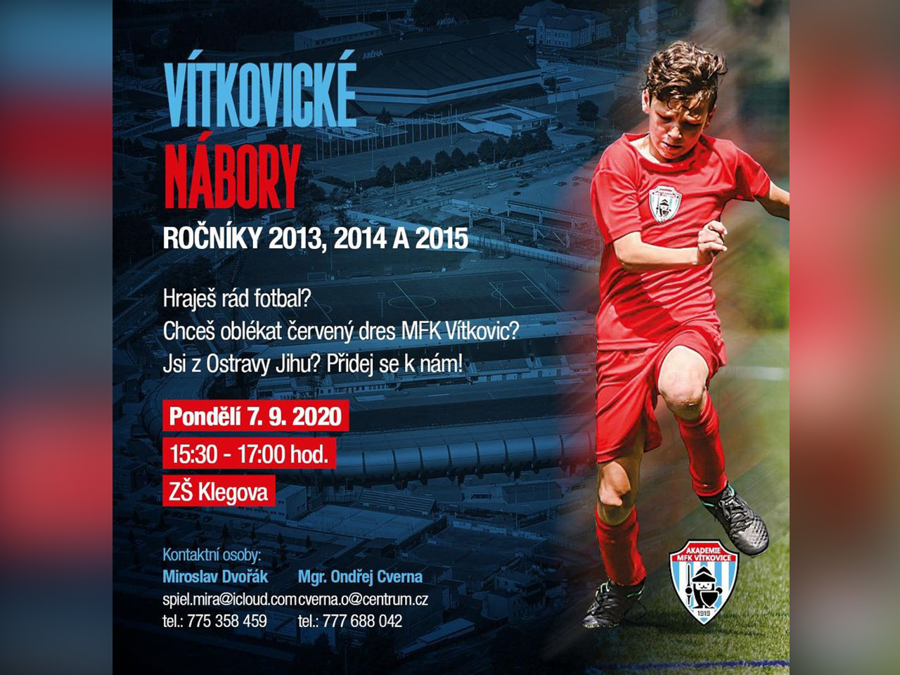 Vítkovické nábory ročníků 2013, 2014 a 2015