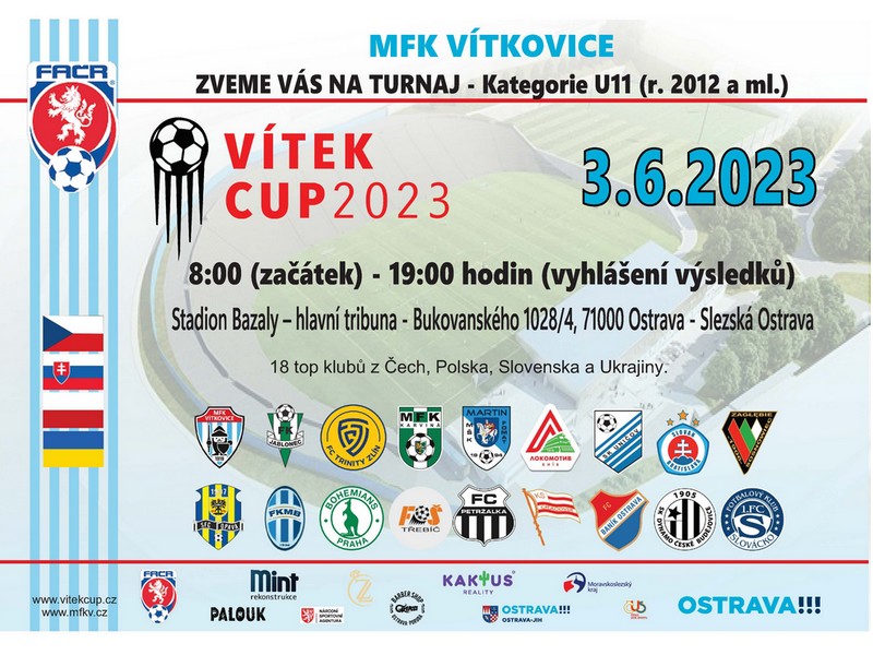 TURNAJ VÍTEK CUP 2023 - 3.6.2023